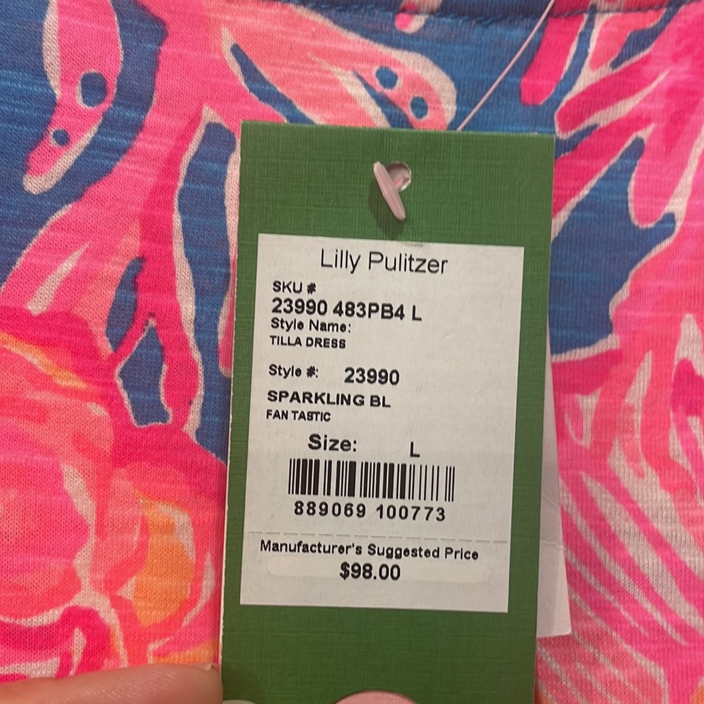 Lilly Pulitzer Tilla Dress in Size L NWT - Picture 4 of 4